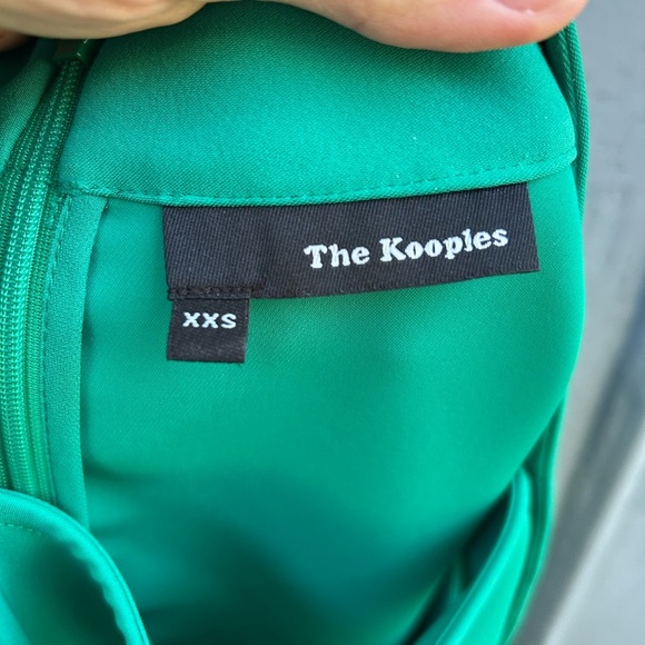 The Kooples Modernist Green Dress, size xxs - Picture 8 of 10